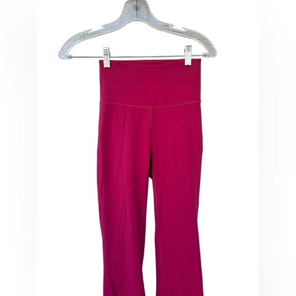 Lululemon Groove Nulu Super-High-Rise Flared Pant Regular - Size 2 -Pomegranate - Picture 4 of 14